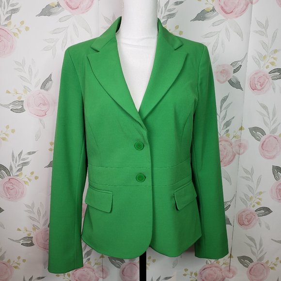 kelly green blazer women's